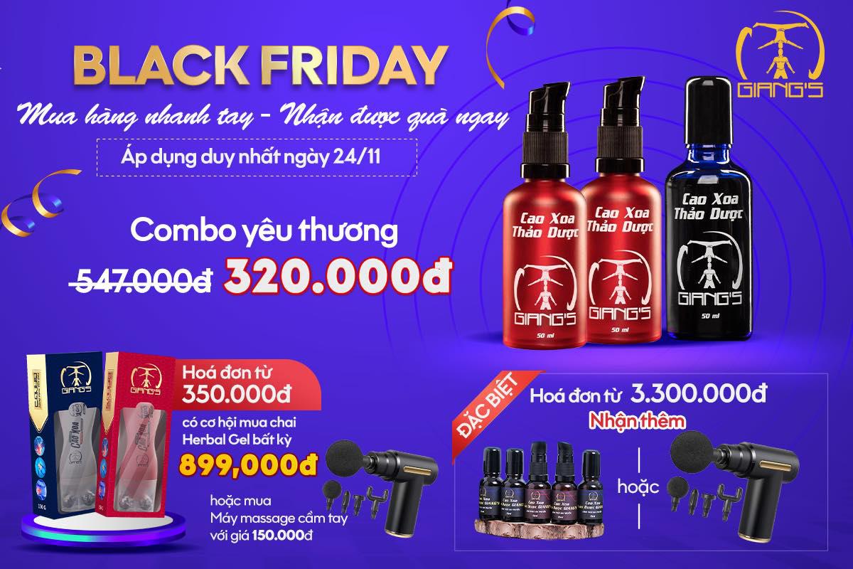 BLACK FRIDAY | DUY NHẤT TRONG NĂM
