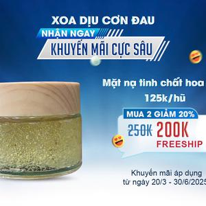 COMBO 2 HŨ MẶT NẠ TINH CHẤT HOA NHÀI 50GR