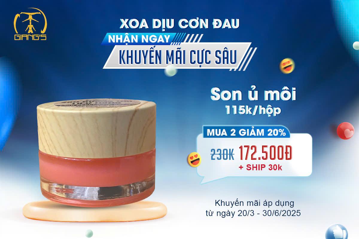 Son ủ môi tiêu hồng 