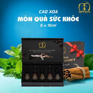 SET QUÀ TẶNG 5 CHAI CAO XOA GIANG'S 15ML