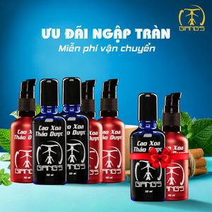 Combo  3 Hiệu quả nhanh - Hấp thụ tốt và 2 Cao xoa Cổ Vai-Gáy 