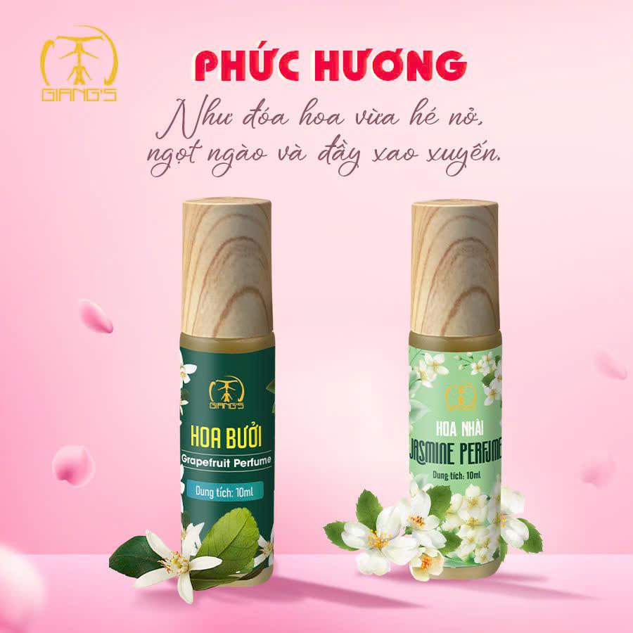 [ NƯỚC HOA- MUA 1 TẶNG 1] Hương hoa Nhài TẶNG hương hoa Bưởi -Phức Hương 
