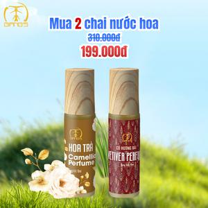 Nước hoa phối ngẫu Tĩnh Hương (Cỏ Hương Bài, Hoa Trà)
